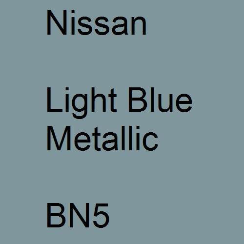 Nissan, Light Blue Metallic, BN5.